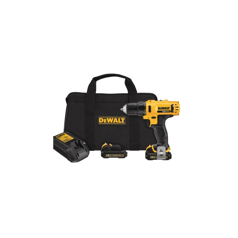 TALADRO ATORNILLADOR ION-LITIO DEWALT 12V