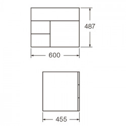 MUEBLE CADRIA DE COLGAR DE 60 CM